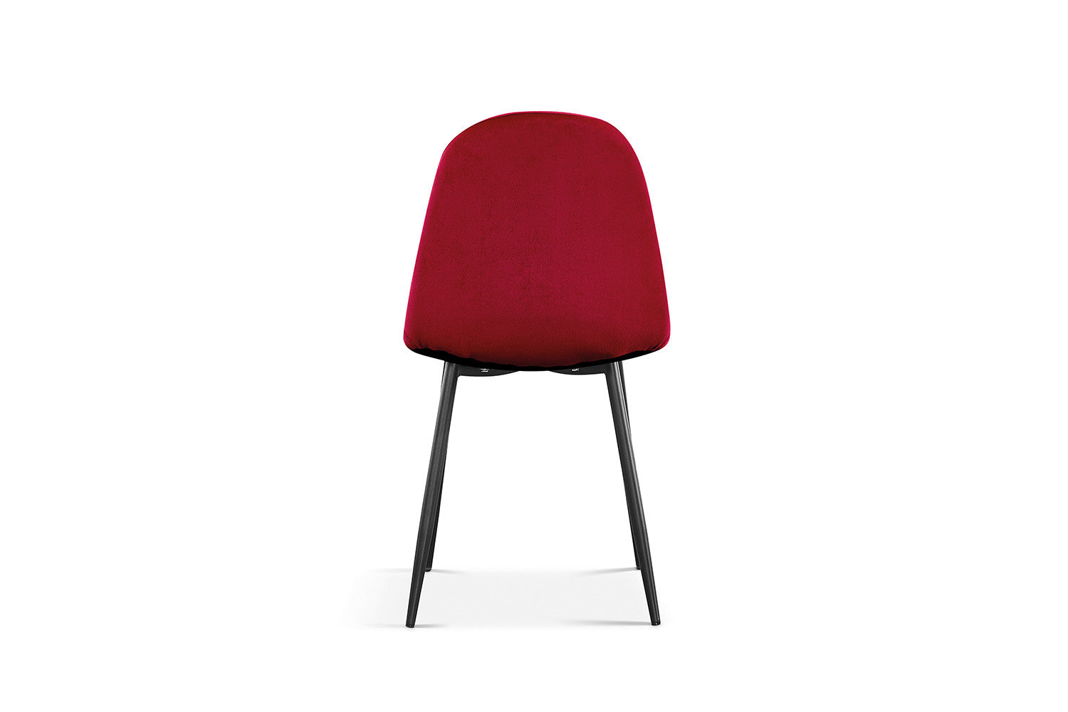 Stoel laverna Fluweel Bordeaux