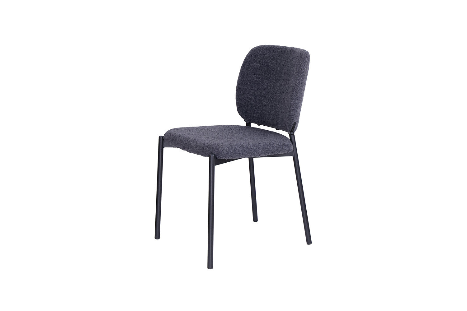 Stoel alvoro Stof Donkergrijs