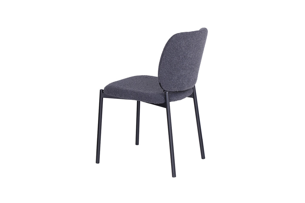 Stoel alvoro Stof Donkergrijs