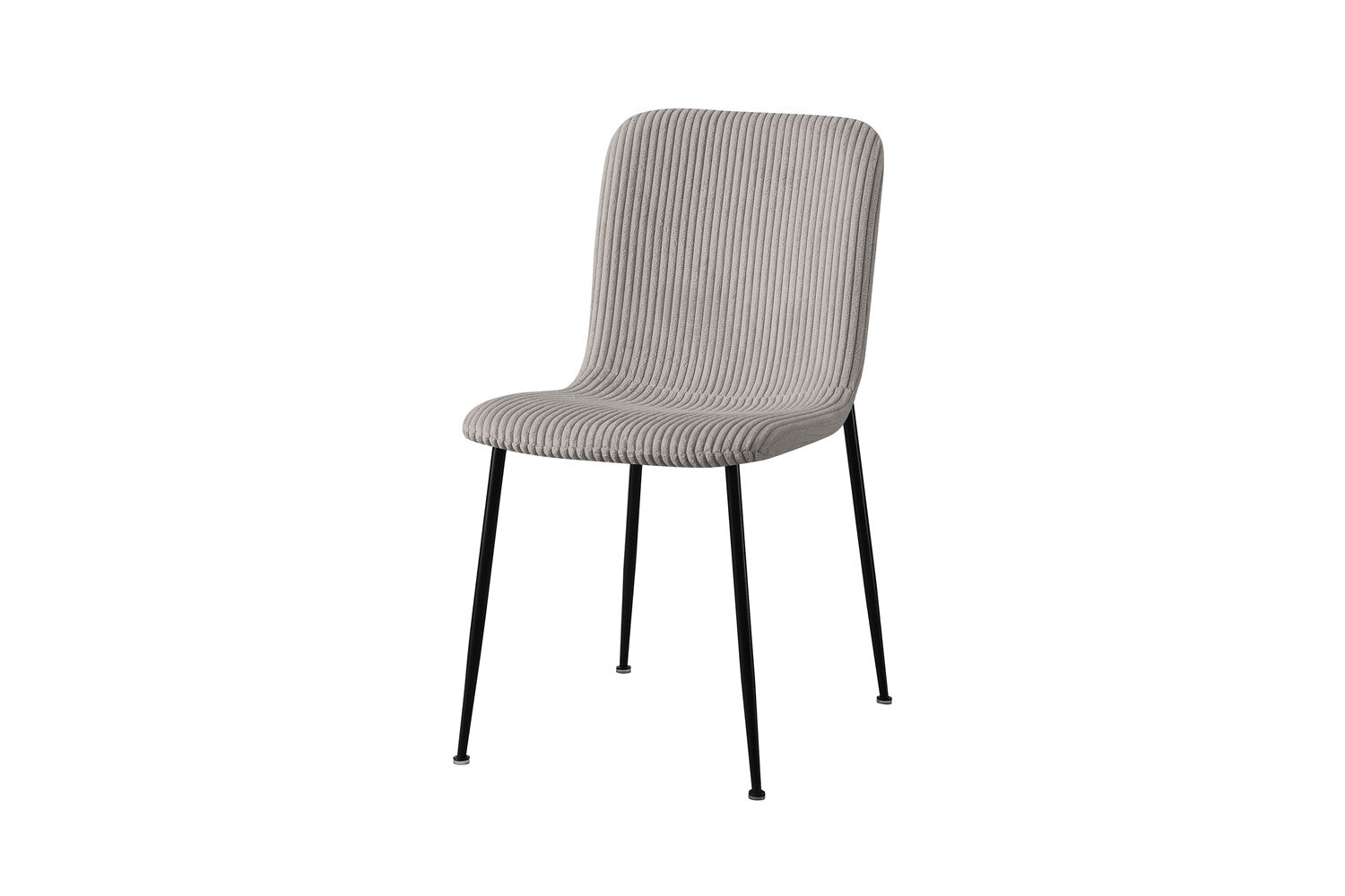 Stoel nolaro Corduroy Lichtgrijs