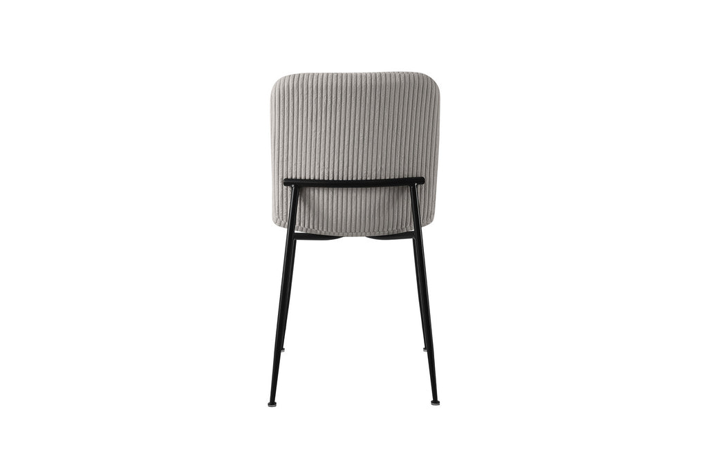 Stoel nolaro Corduroy Lichtgrijs