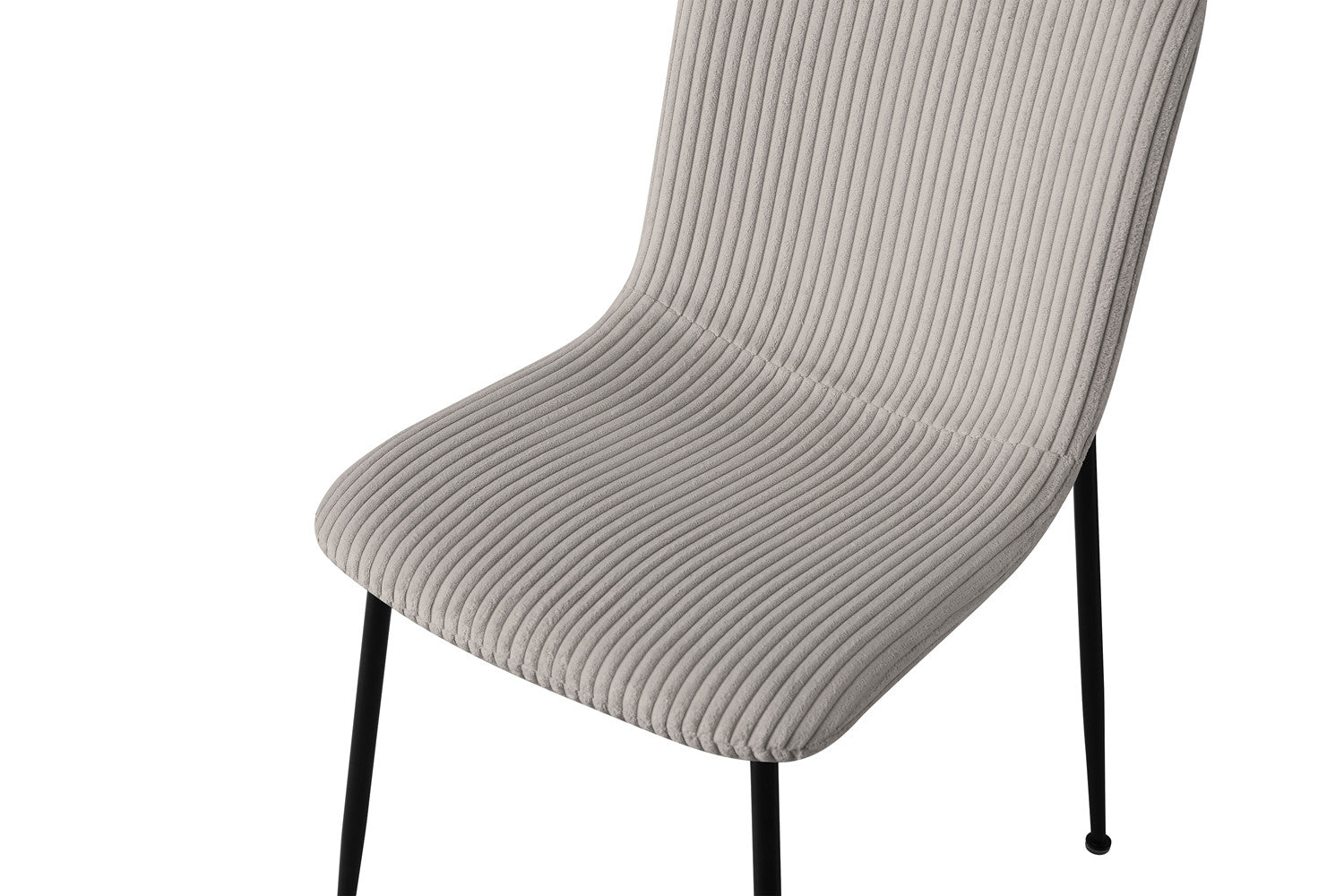 Stoel nolaro Corduroy Lichtgrijs