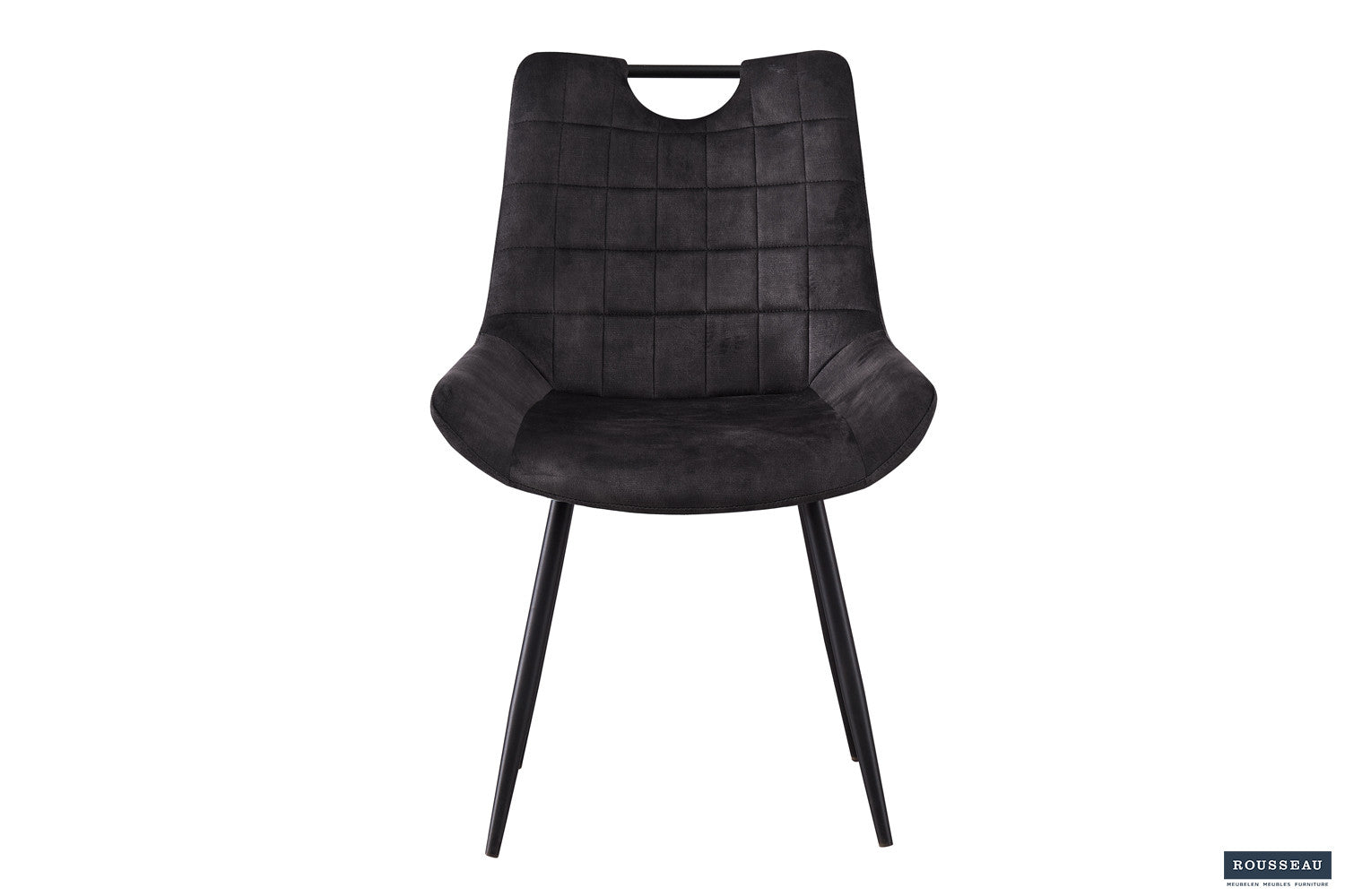 Stoel melvoro Fluweel Grijs