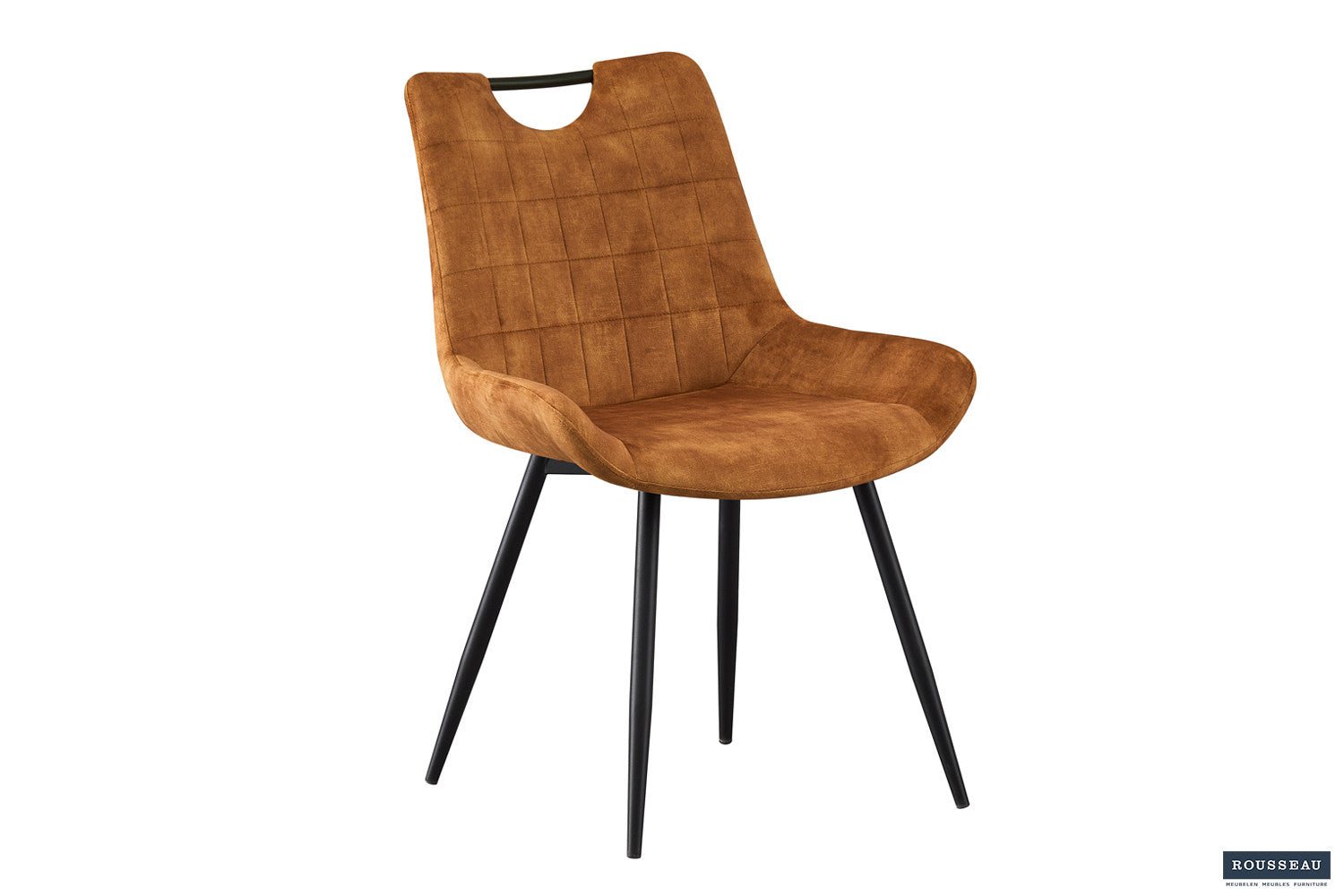 Stoel melvoro Fluweel Goud