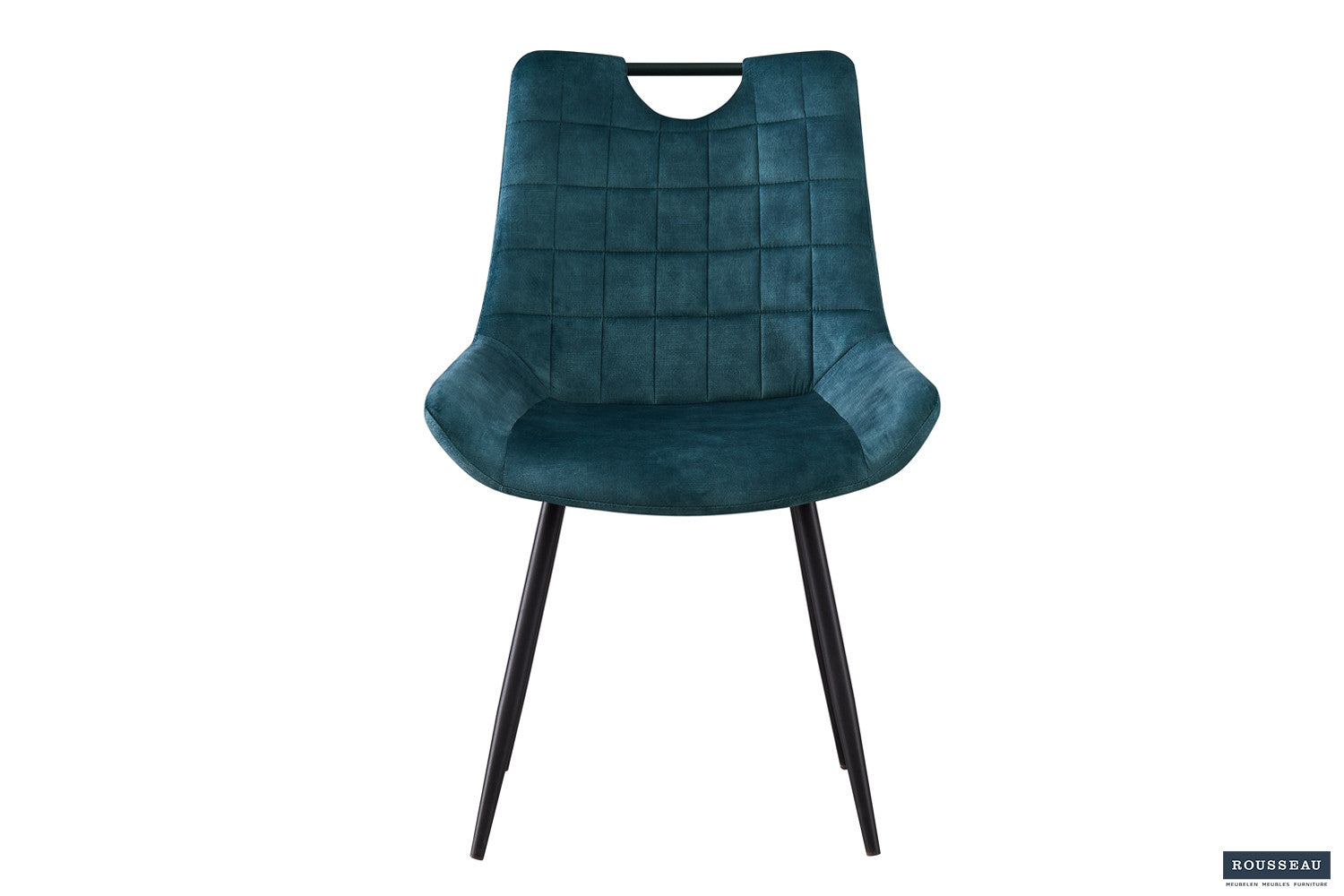 Stoel melvoro Fluweel Petrol