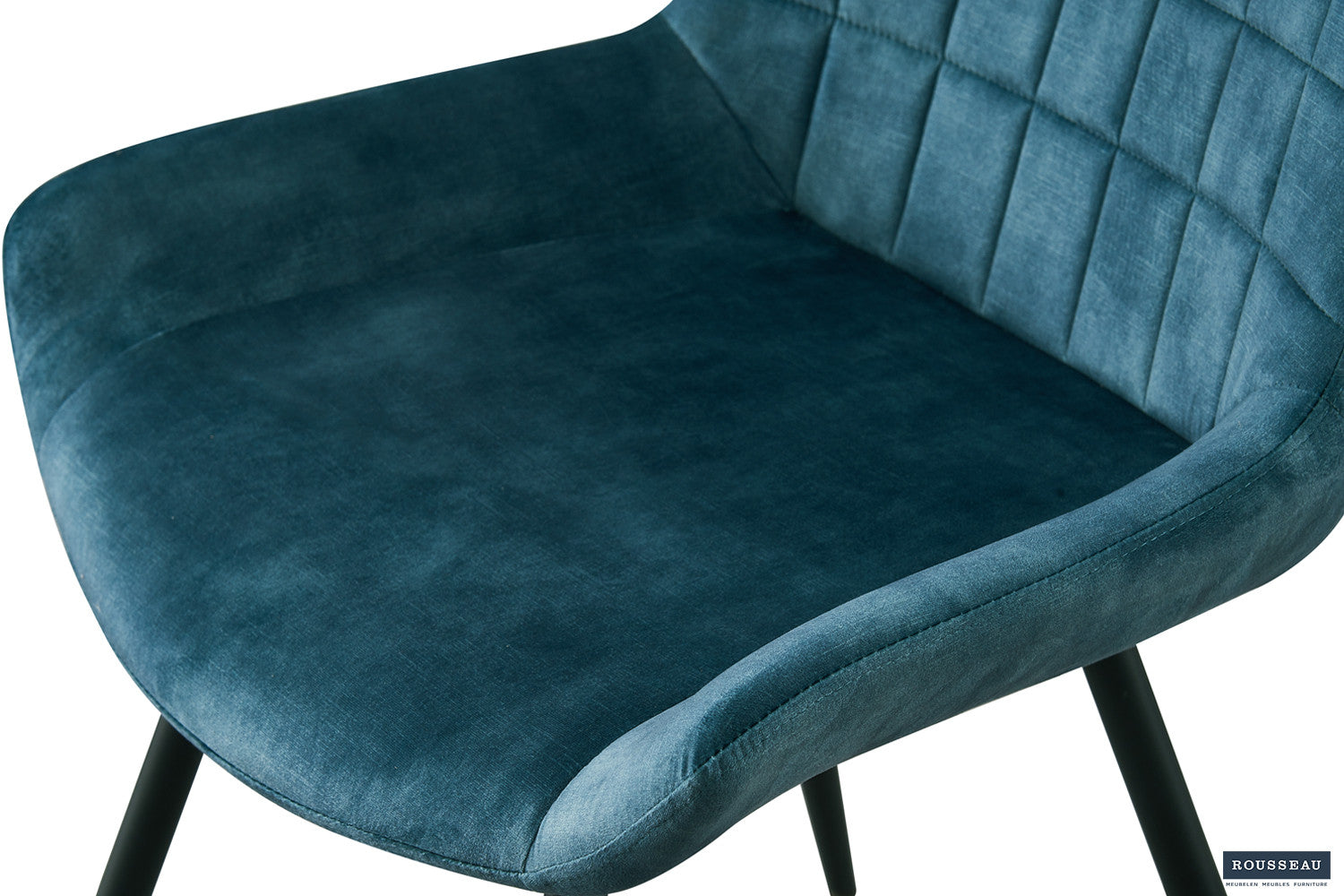 Stoel melvoro Fluweel Petrol