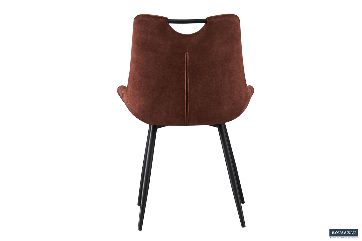 Stoel 'Nina' Fluweel Roest