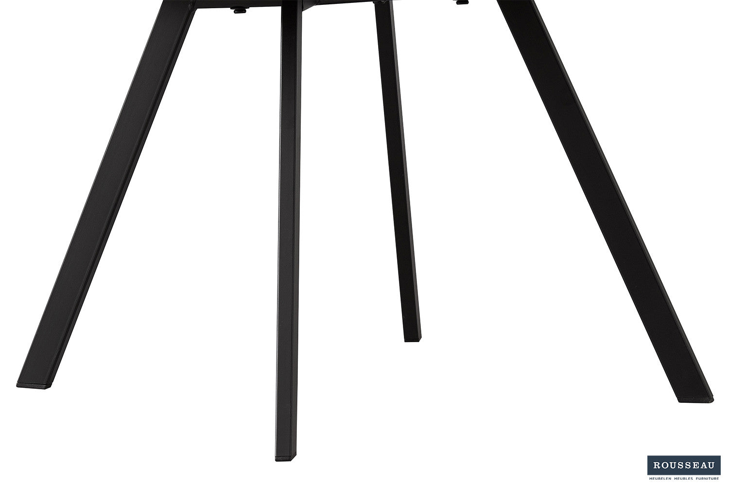 Stoel stravino Bouclé Grijs Rug PU Lichtgrijs