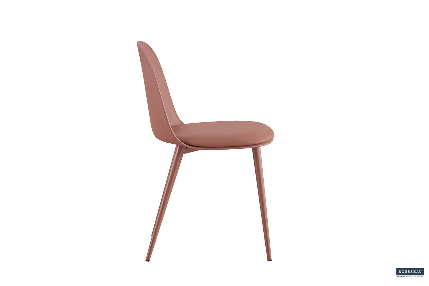 Stoel nolaro Zitting PP kussen PU Terracotta