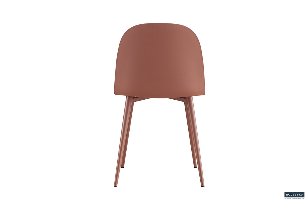 Stoel nolaro Zitting PP kussen PU Terracotta