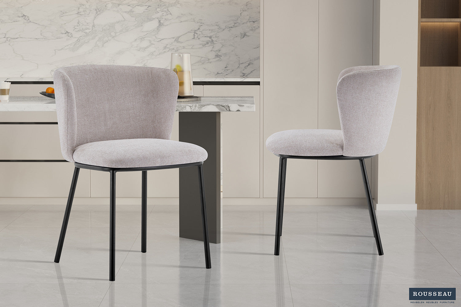 Stoel zoranto Stof Ote Belfast 23 Beige