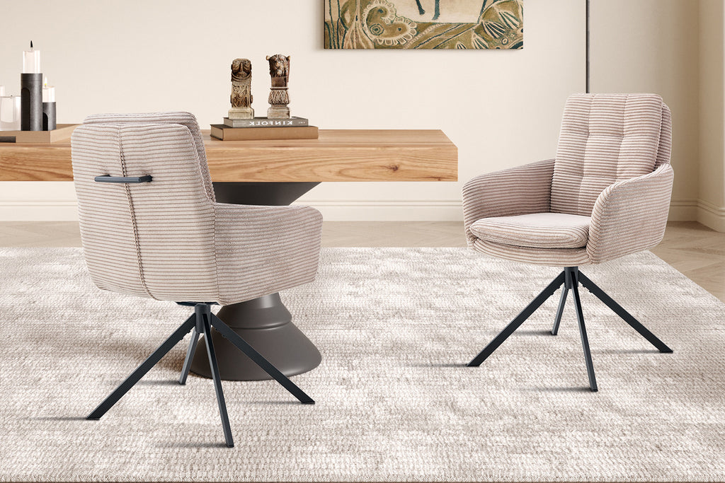 Stoel sorana Draaibaar tot 0 Corduroy Fabb Hyper 38 Zand