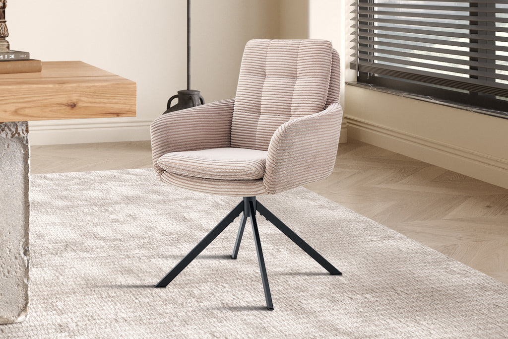 Stoel sorana Draaibaar tot 0 Corduroy Fabb Hyper 38 Zand