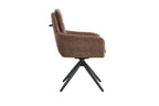 Stoel orenzu Draaibaar tot 0 Stof Fabb Raven 45 Bruin