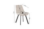 Stoel cordo Corduroy Zand
