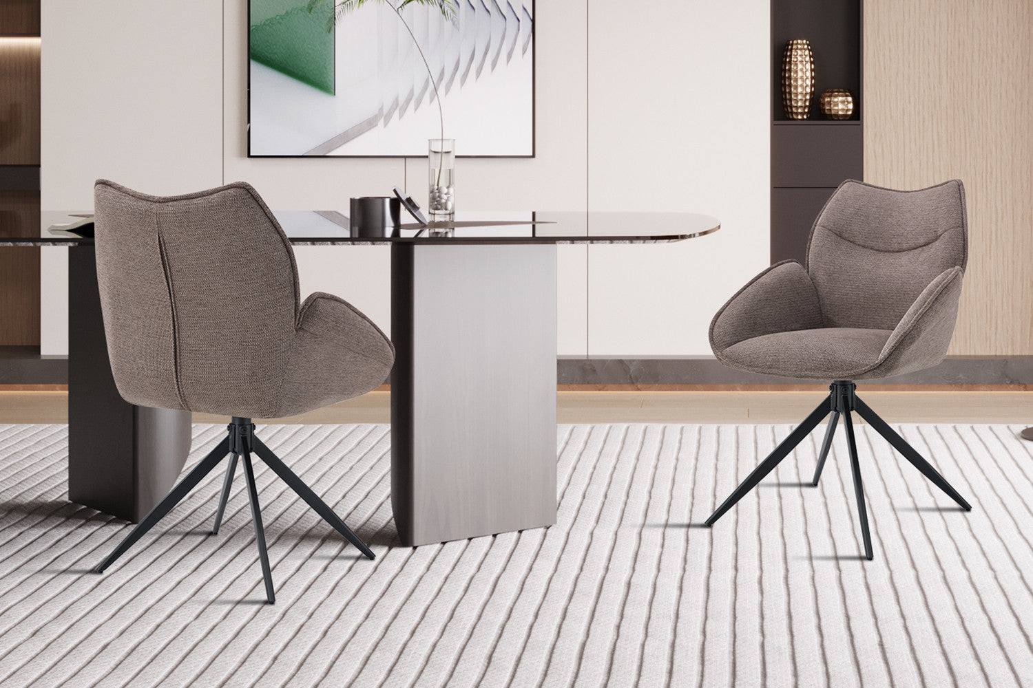 Stoel candio Draaibaar tot 0 Stof Ote Share 400 Peper