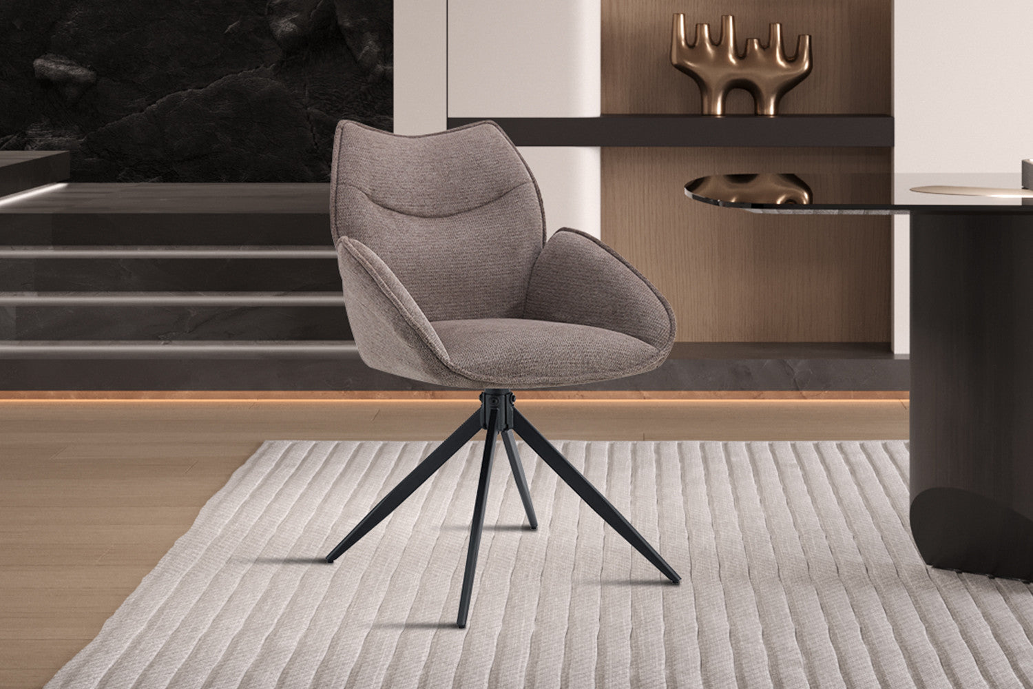 Stoel candio Draaibaar tot 0 Stof Ote Share 400 Peper