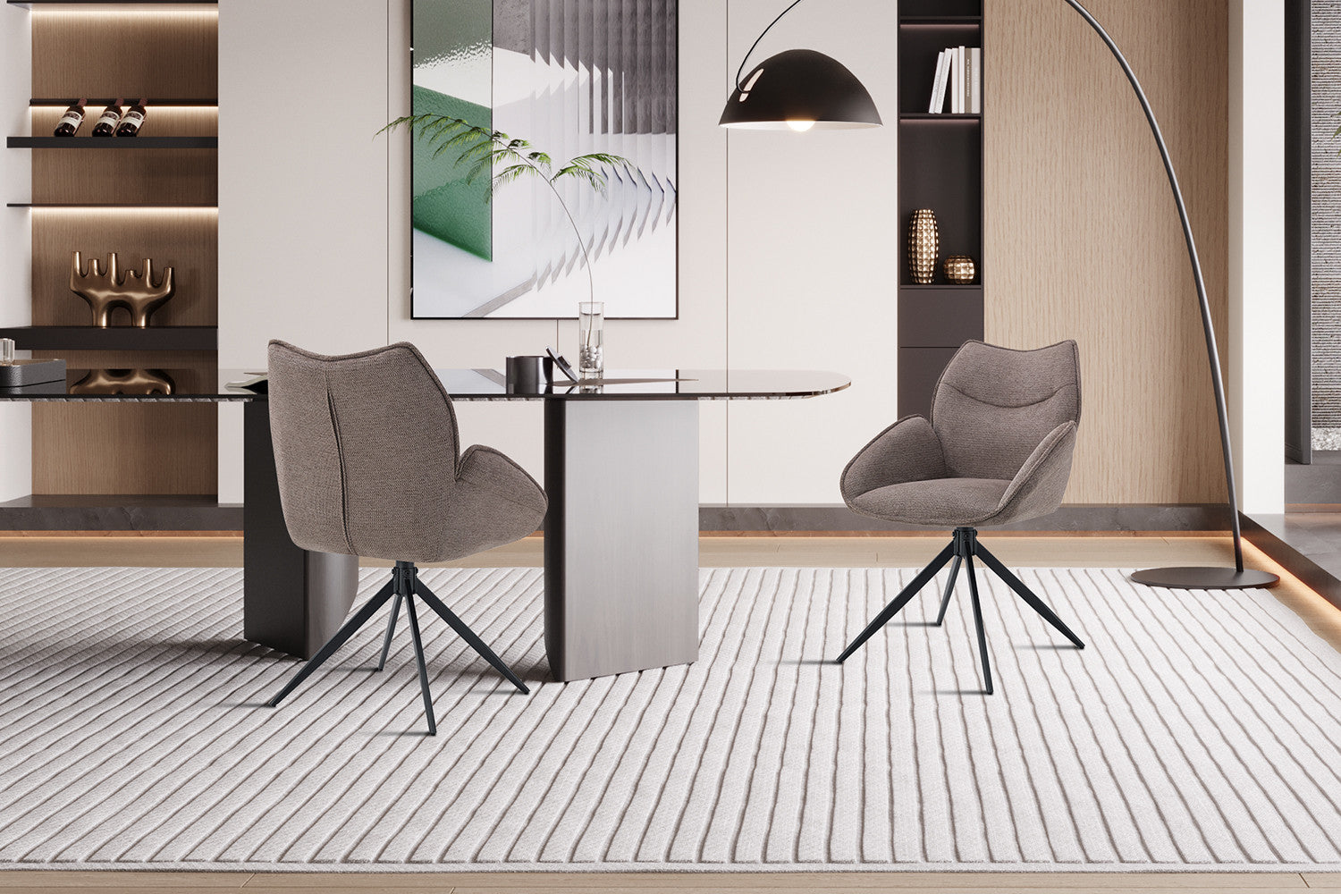 Stoel candio Draaibaar tot 0 Stof Ote Share 400 Peper