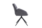 Stoel candio Draaibaar tot 0 Stof Ote Share 456 Donkergrijs