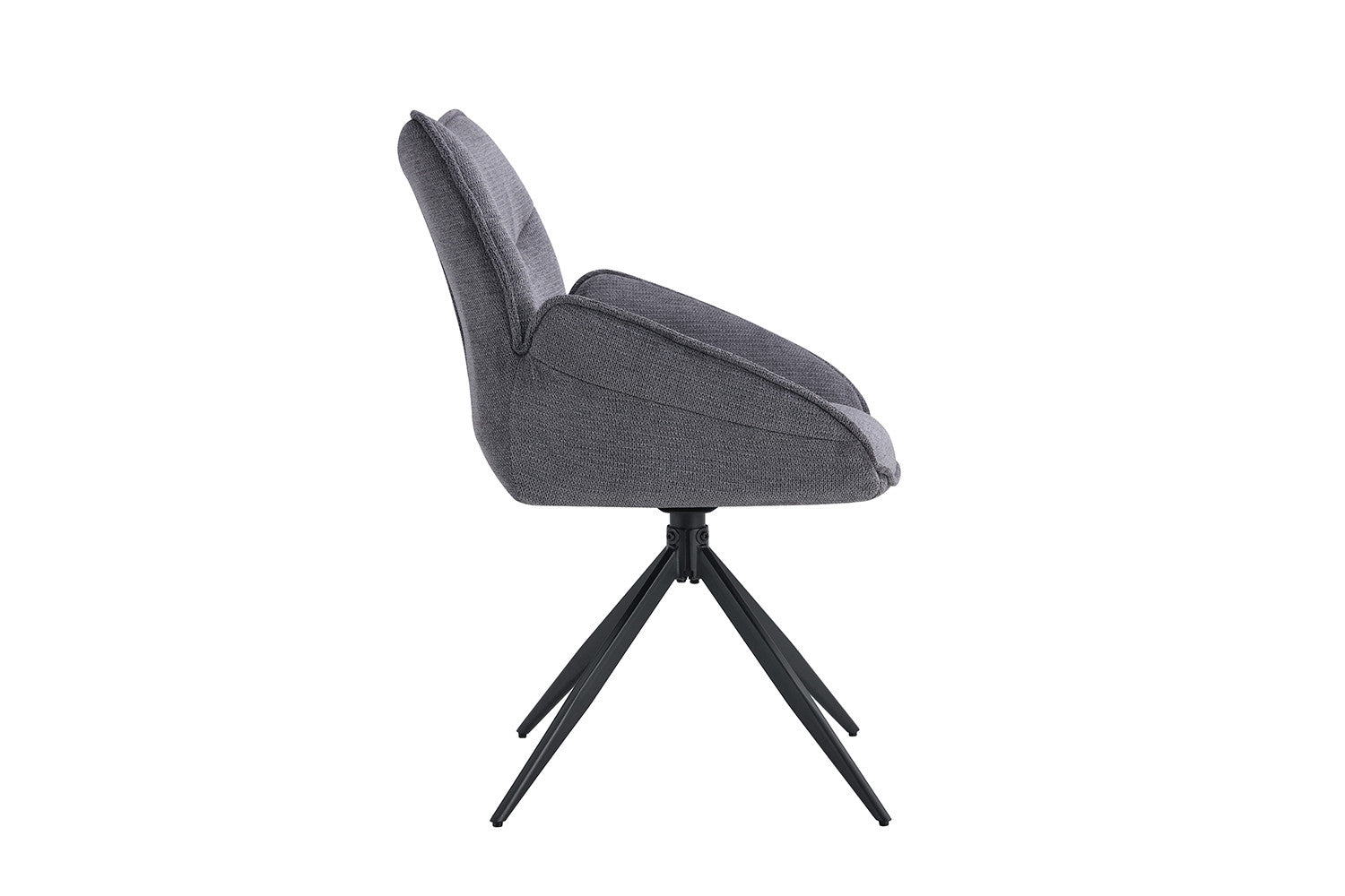 Stoel candio Draaibaar tot 0 Stof Ote Share 456 Donkergrijs