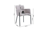 Stoel braventi Stof Beige