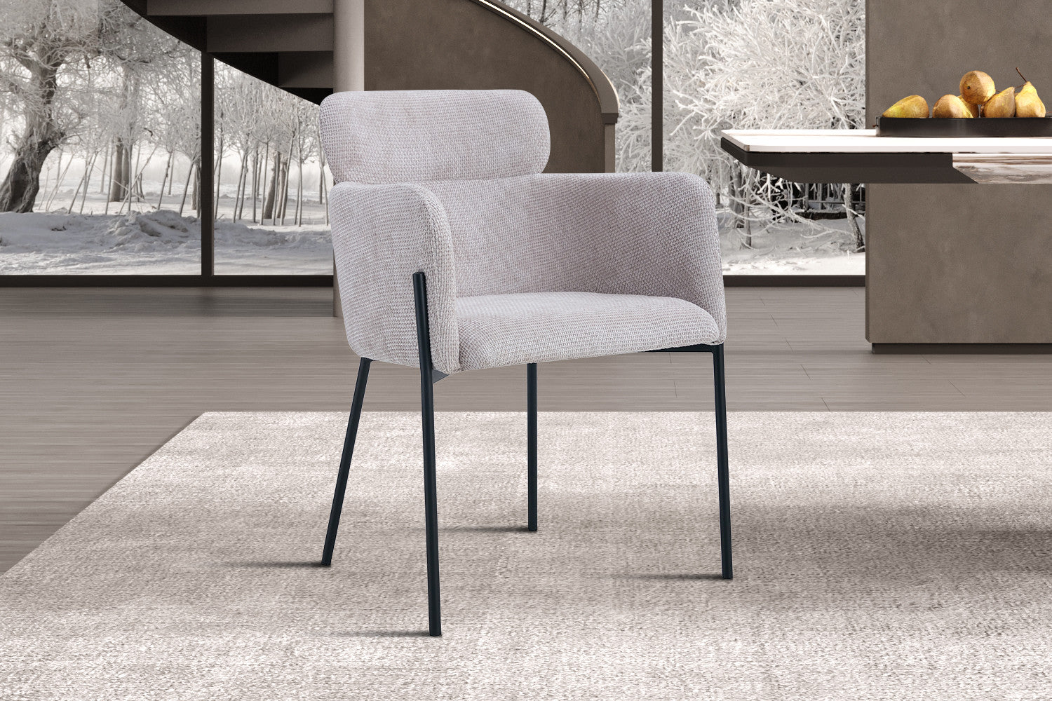 Stoel braventi Stof Beige