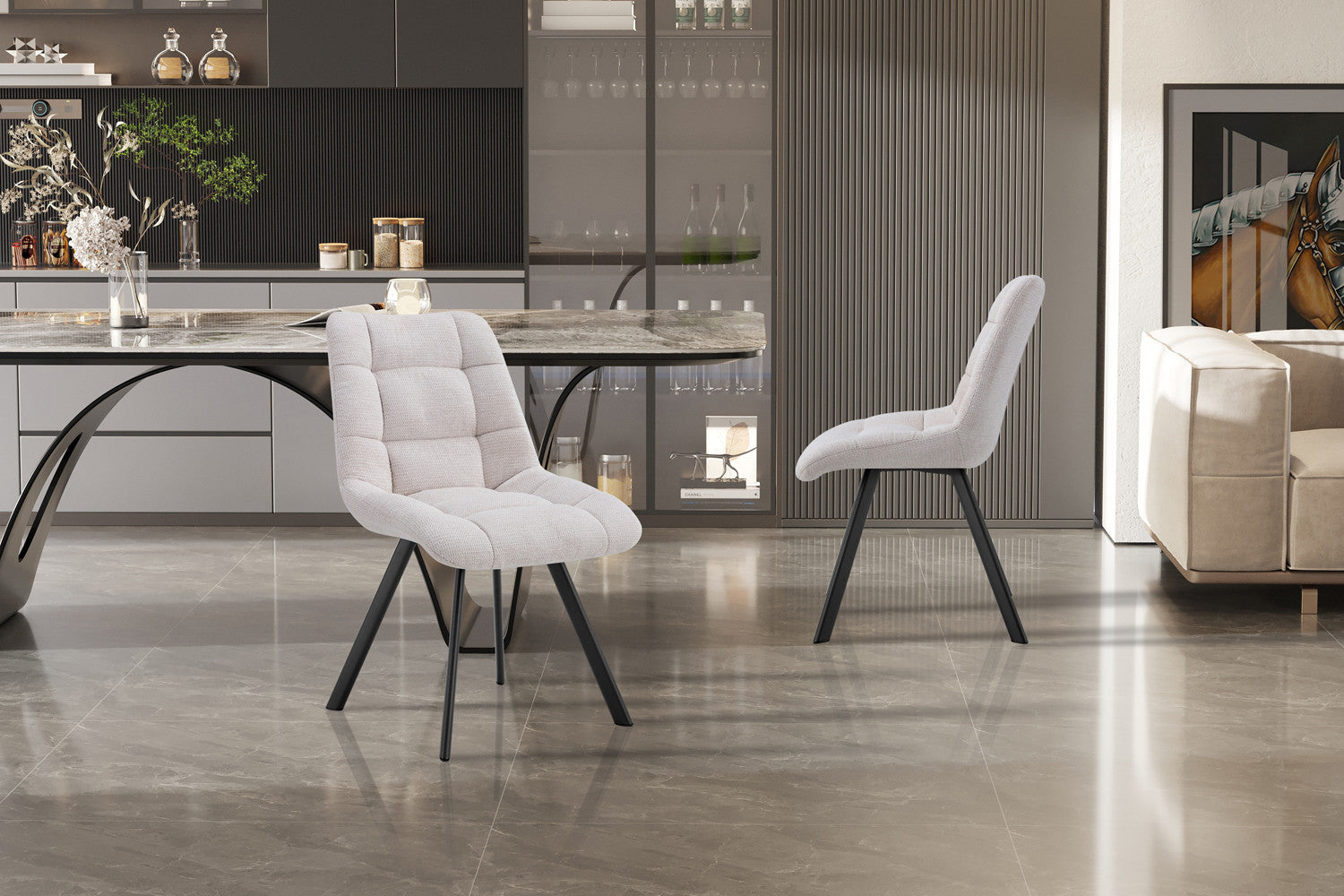 Stoel vita Stof Ote Share 101 Beige