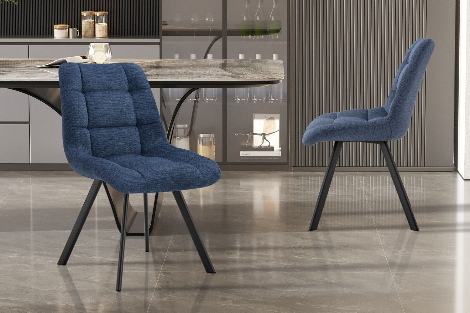 Stoel vita Stof Ote Share 315 Blauw