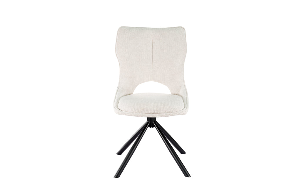 Eetkamerstoel Arven Draaibaar Beige