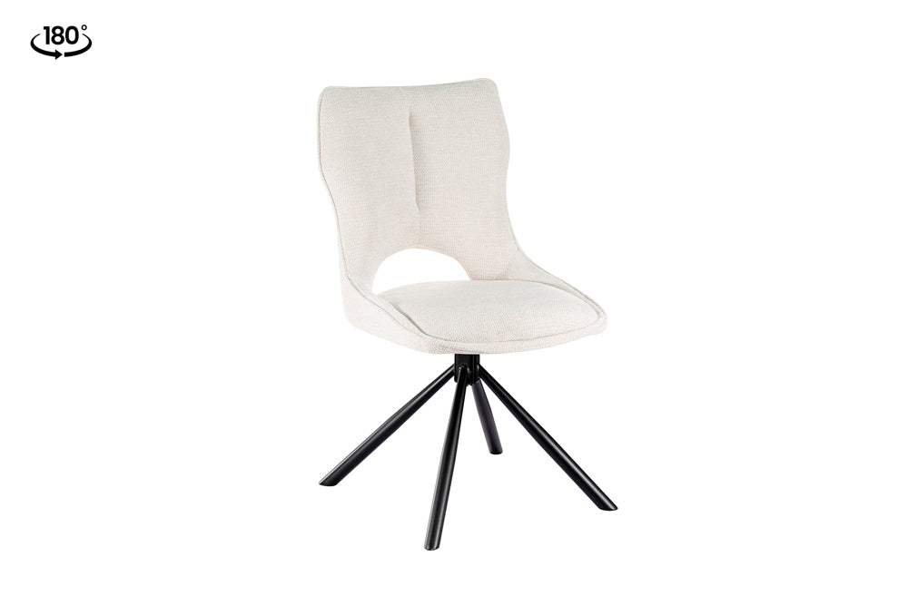 Eetkamerstoel Arven Draaibaar Beige