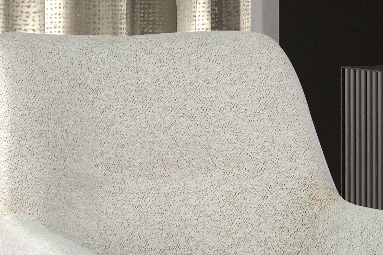 Stoel dianto Draaibaar Stof Fabb Raven 22 Ecru