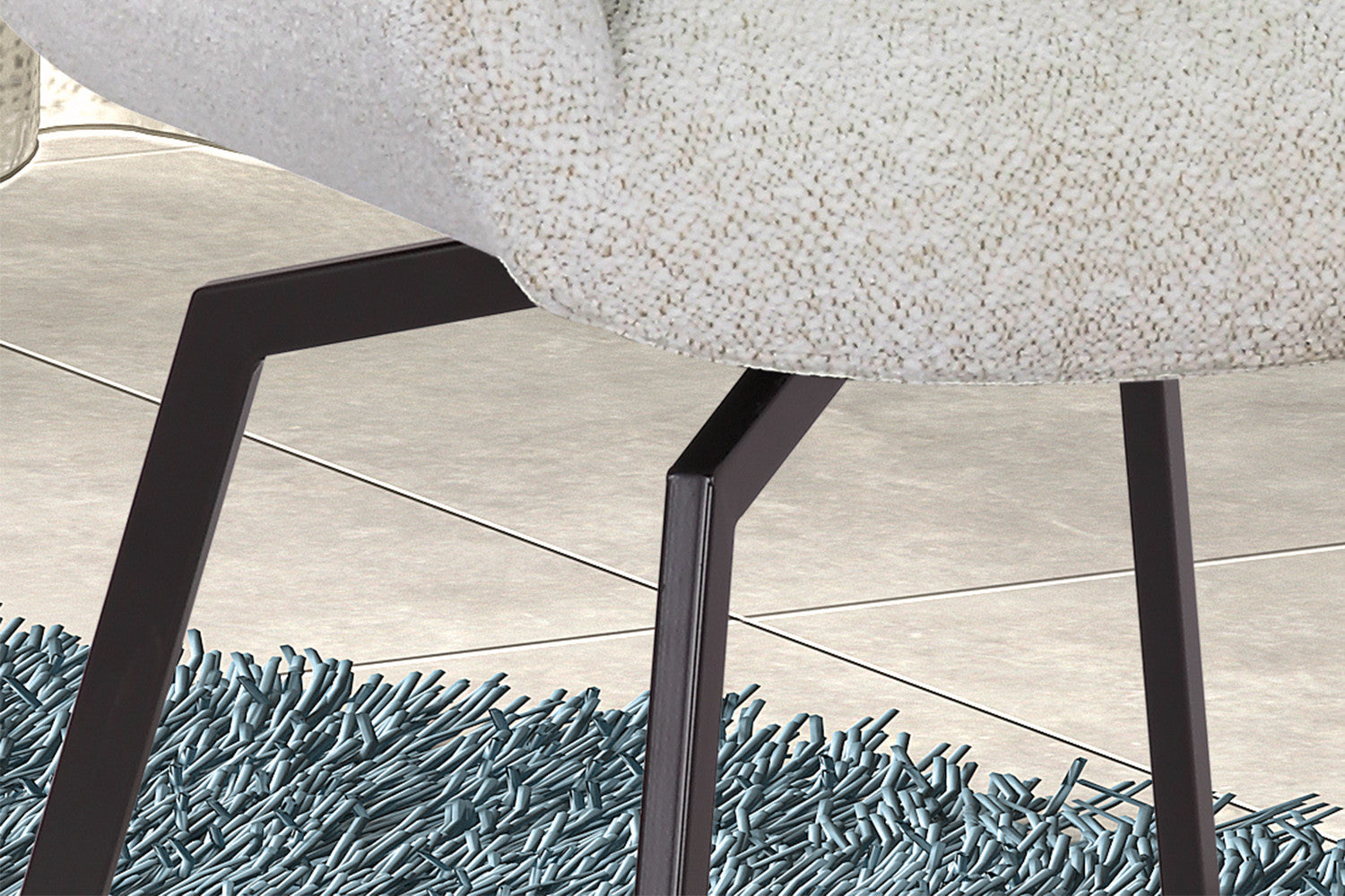 Stoel dianto Draaibaar Stof Fabb Raven 22 Ecru