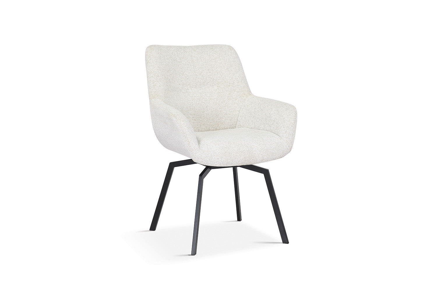 Stoel dianto Draaibaar Stof Fabb Raven 22 Ecru