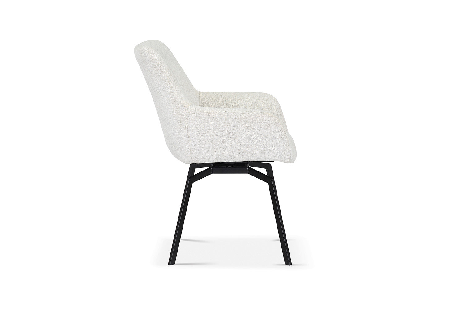 Stoel dianto Draaibaar Stof Fabb Raven 22 Ecru