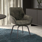 Stoel dianto Draaibaar Fluweel Groen