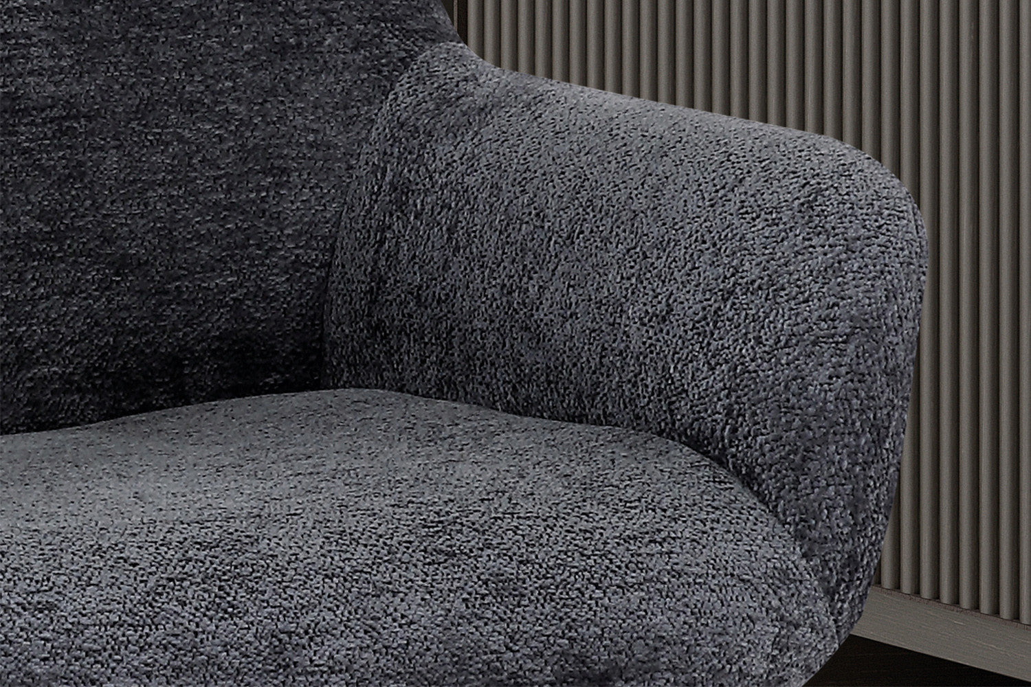 Stoel dianto Draaibaar Stof Fabb Raven 18 Donkergrijs