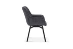 Stoel dianto Draaibaar Stof Fabb Raven 18 Donkergrijs