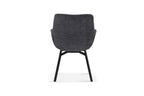 Stoel dianto Draaibaar Stof Fabb Raven 18 Donkergrijs