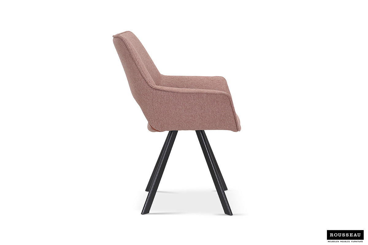 Stoel tilenda Stof Roze