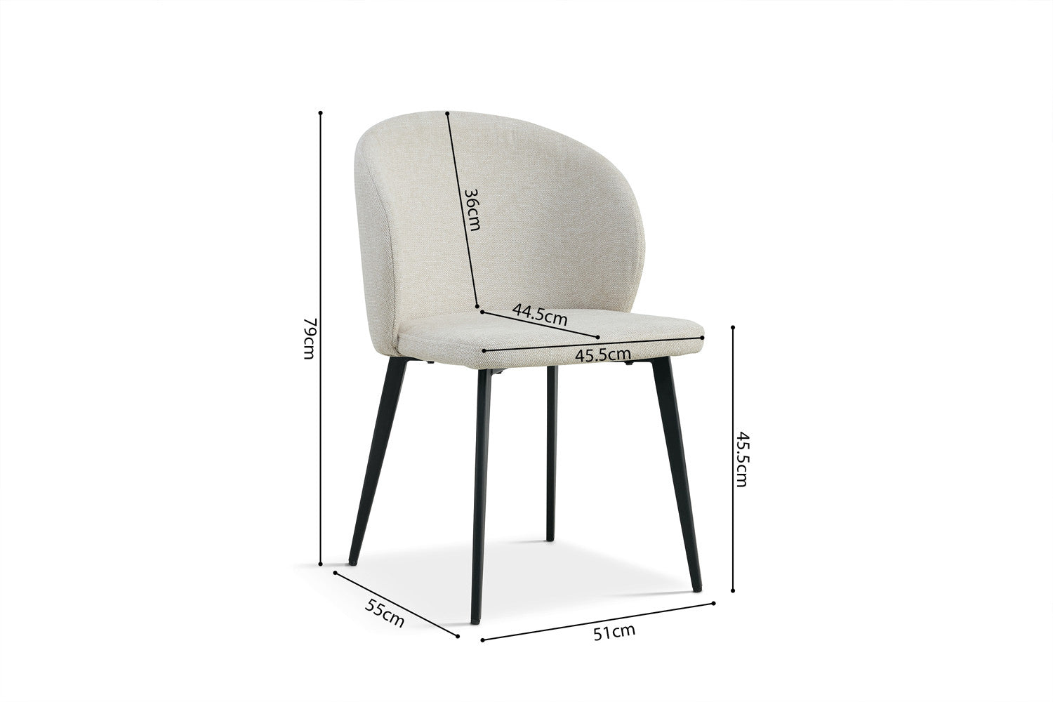 Stoel verano Stof Beige
