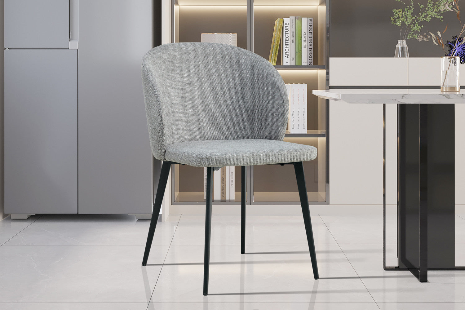 Stoel verano Stof Lichtgrijs