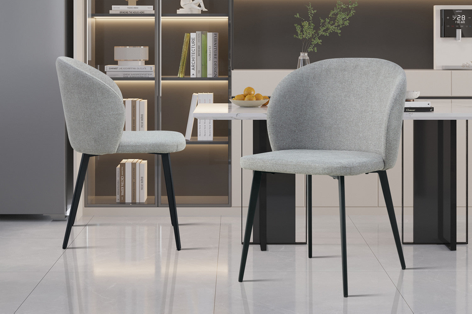 Stoel verano Stof Lichtgrijs