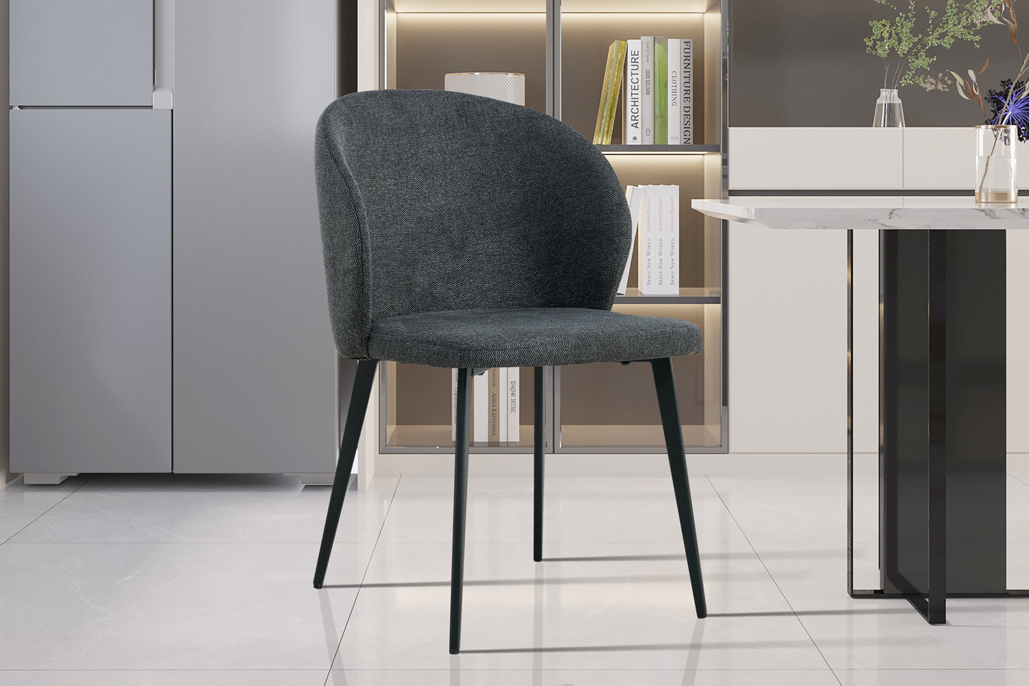 Stoel verano Stof Donkergrijs