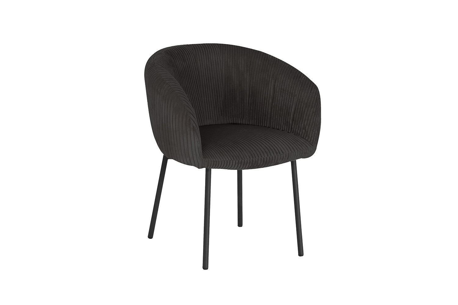 Stoel ruby Corduroy Fabb Hyper 16 Grijs
