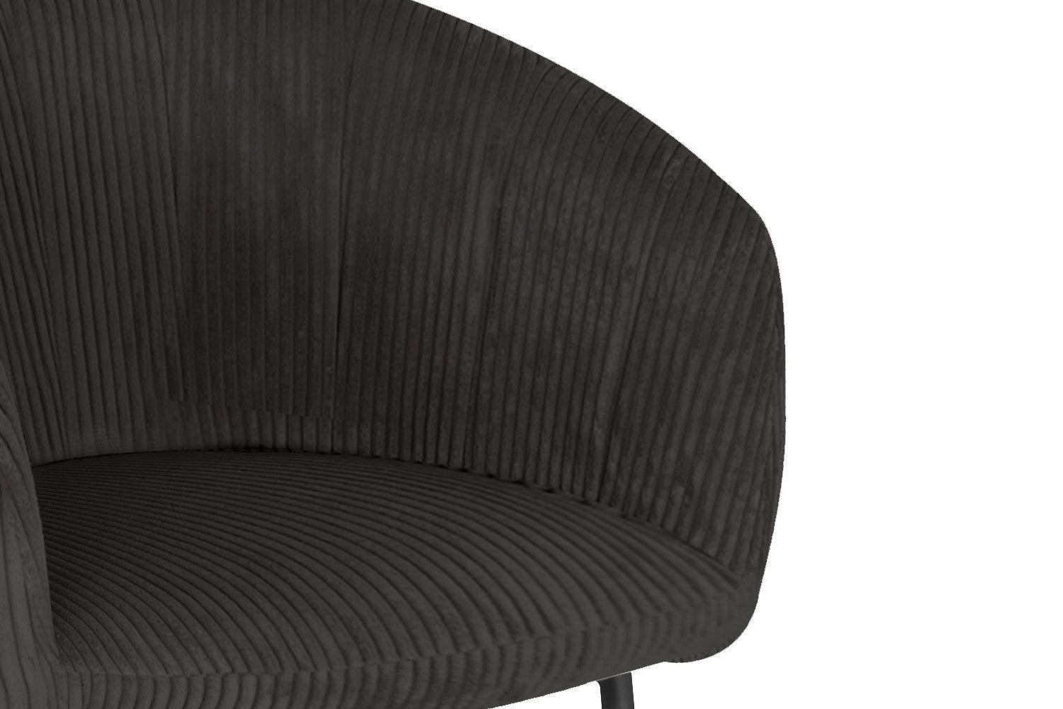 Stoel ruby Corduroy Fabb Hyper 16 Grijs