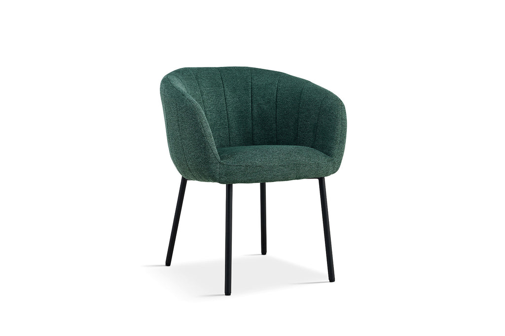 Stoel ruby Stof Groen