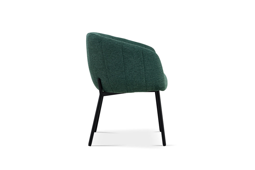 Stoel ruby Stof Groen