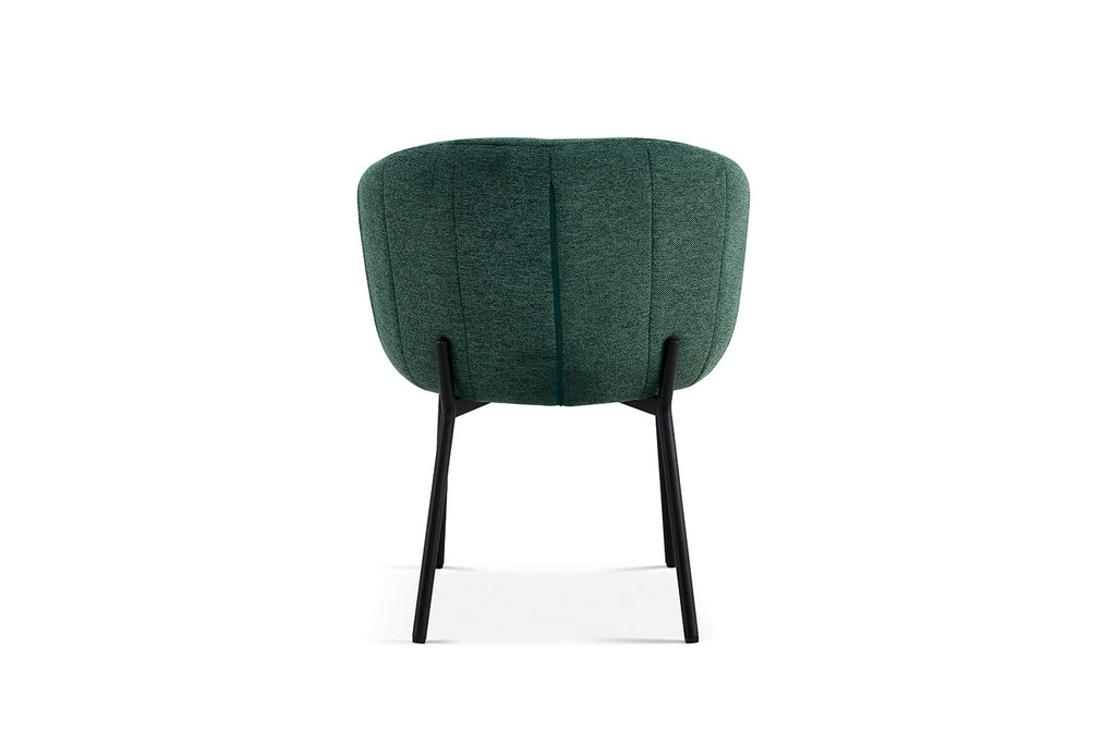 Stoel ruby Stof Groen