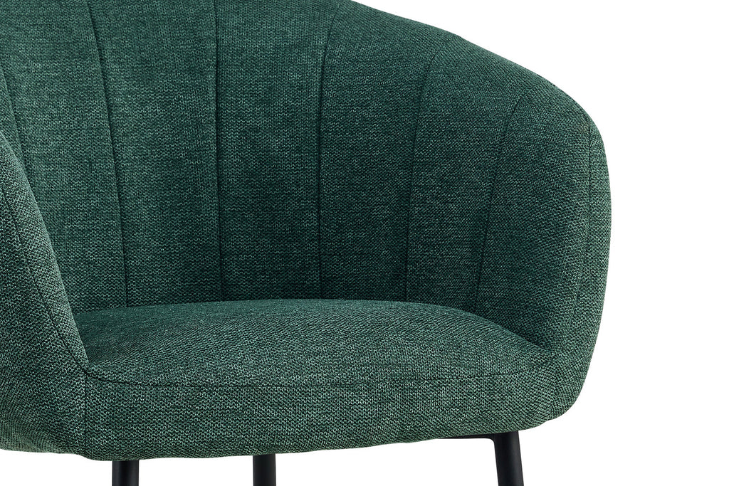 Stoel ruby Stof Groen