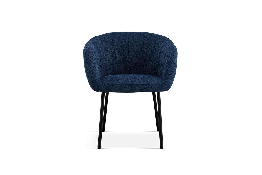 Stoel ruby Stof Blauw